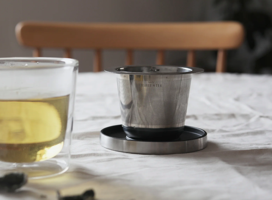 Cup with Strainer & Lid