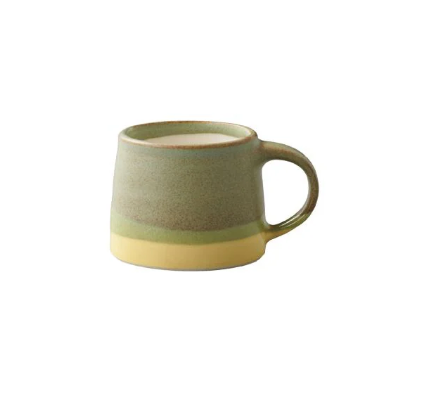 Slow Coffee Mini Mug in Moss Green