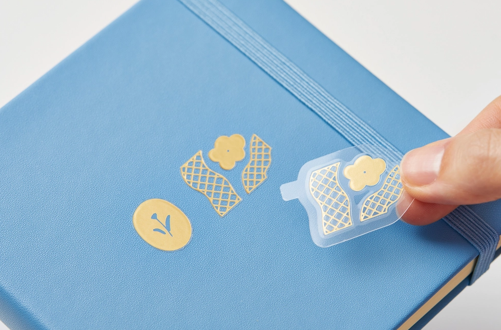 Gold Foil Transfer Washi Tape - Floral Humming