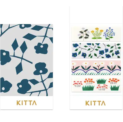 Portable Floral Washi Tape