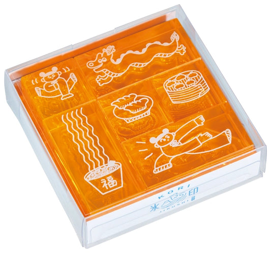 Color Acrylic Stamp 6pcs Set in Fortune