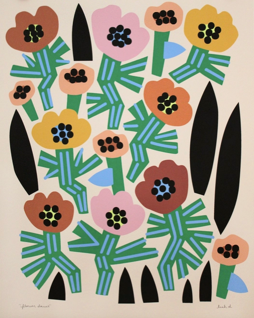 Flower Dance Art Print