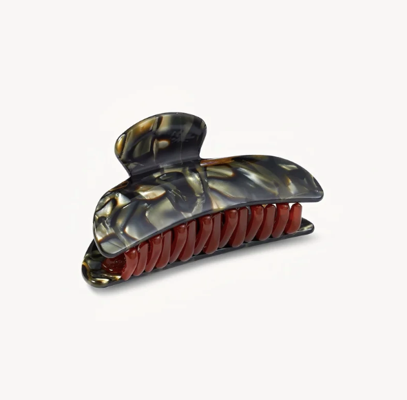 Midi Claw in Midnight Horn