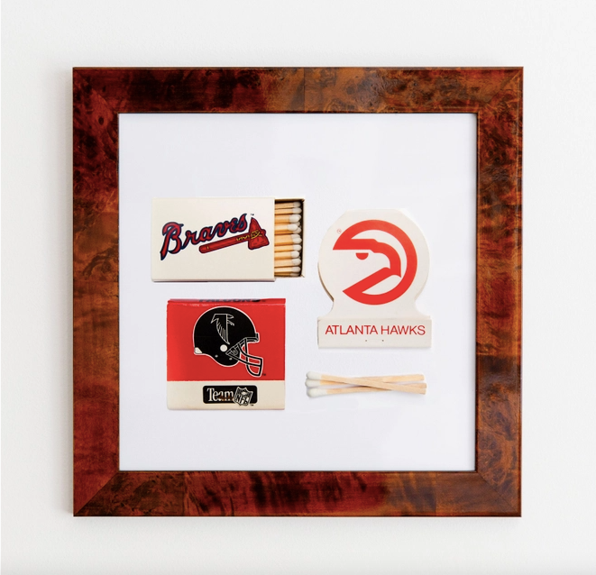 Atlanta Sports Match Book Art Print