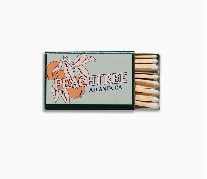 Peachtree Match Book Art Print