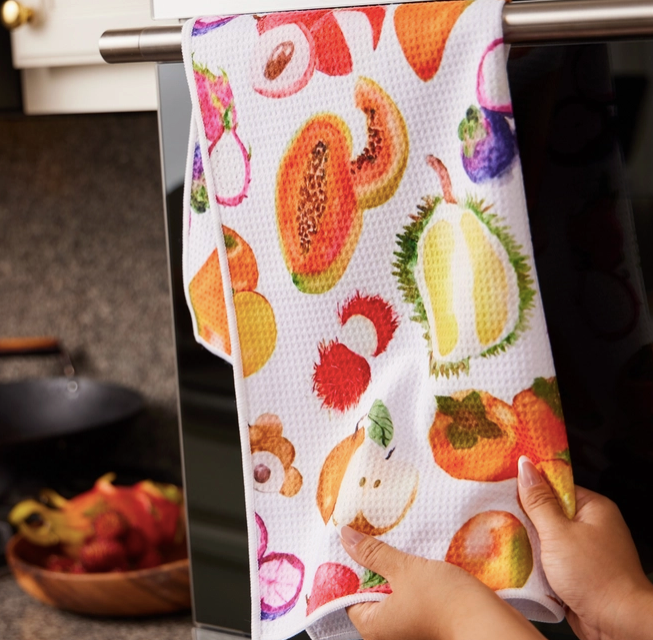 Asian Fruits Kitchen Towel