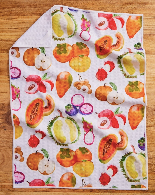 Asian Fruits Kitchen Towel