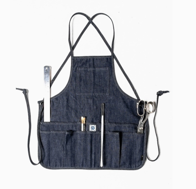 Denim Mid-Length Apron