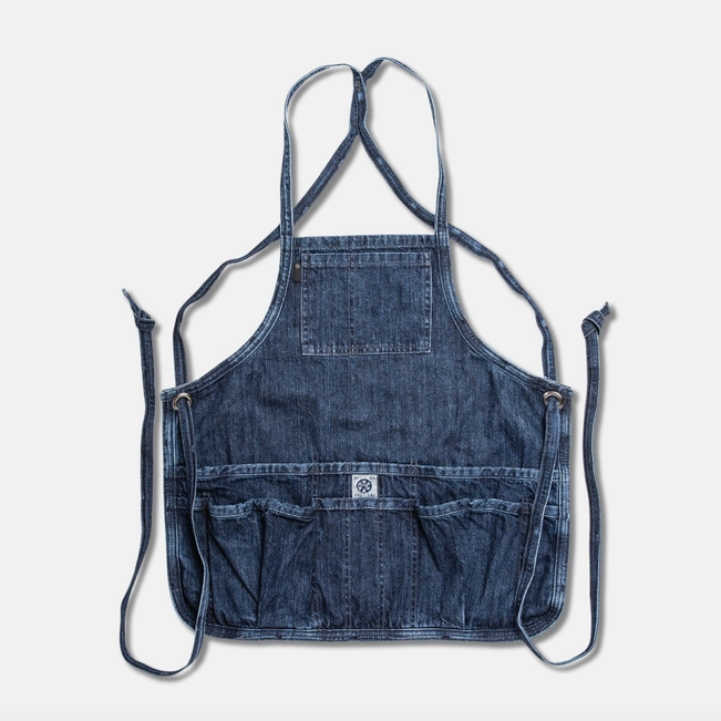 Denim Mid-Length Apron