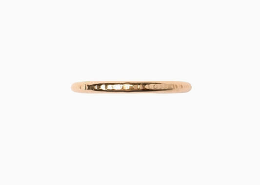 Textured Lines Stacking Ring, Gold