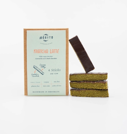Matcha Latte Chocolate Sticks