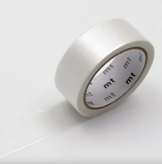 Silky White Washi Tape