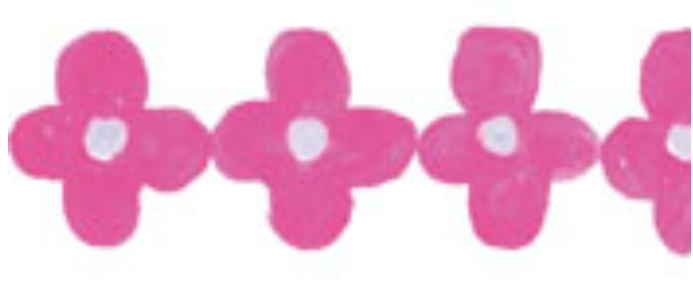 Makoto Matsubayashi Pink Flowers Washi Tape