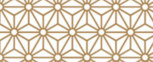 Asanoha Brass Washi Tape