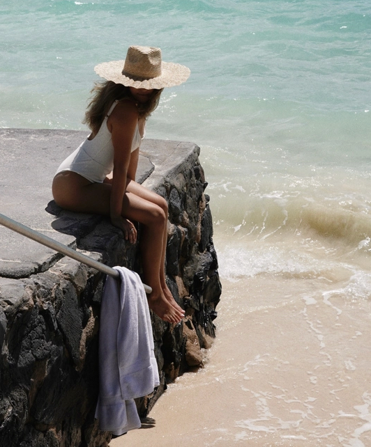 Nalu Wide Brim Straw Hat