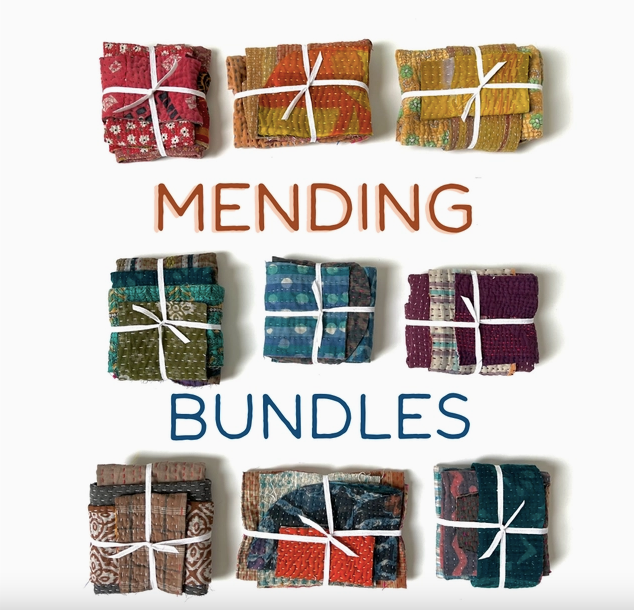 Vintage Kantha Mending Bundles