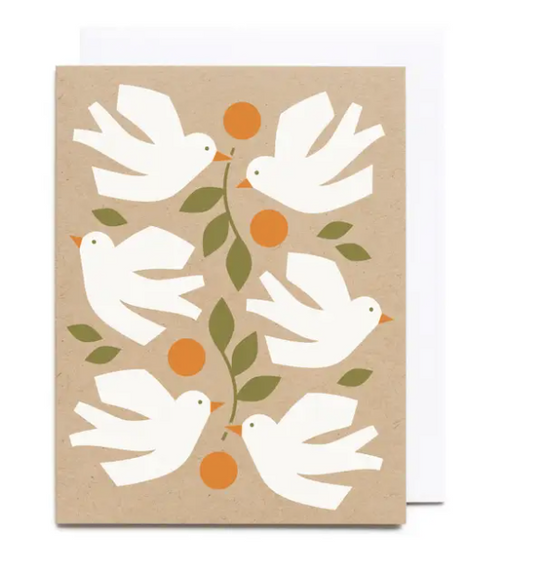 Peace Doves Holiday Card
