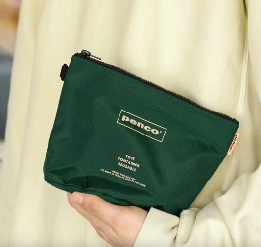 Bucket Pouch in Dark Green