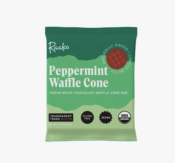 Peppermint White Chocolate Waffle Cone Bar