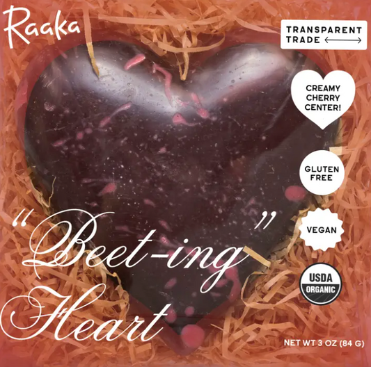 Beet-ing Heart Pink White Chocolate Gift Box