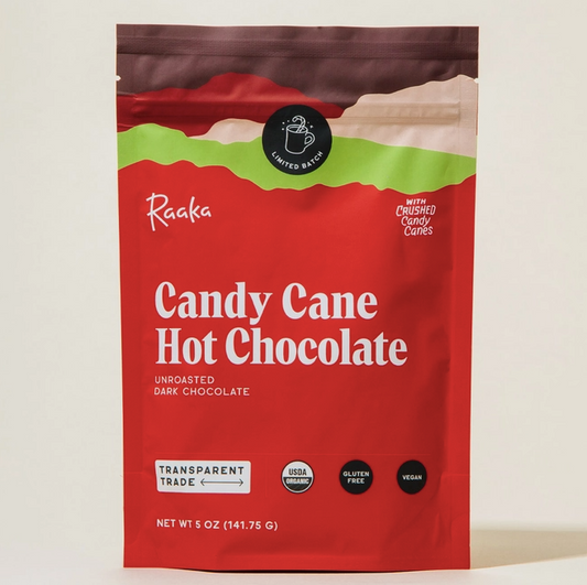 Candy Cane Hot Chocolate (Vegan & Gluten Free)