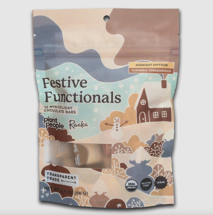 Festive Functionals Mini Bars (Organic & Vegan)