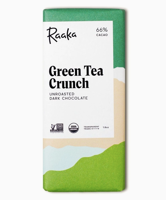 Green Tea Crunch Chocolate Bar