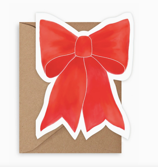 Red Bow Holiday Card