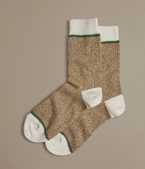 Organic Cotton Socks, Brown Marl