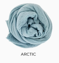 Wool Cloud Neck Scarf in Artic