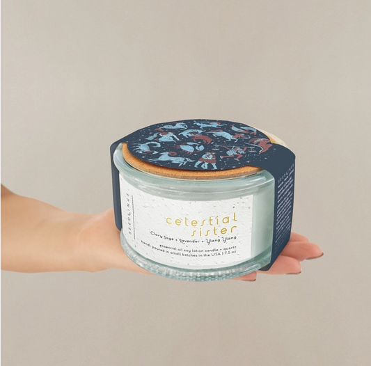 Celestial Sisters Soy Lotion Candle