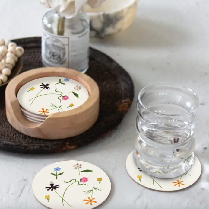 Quirky Petals Coaster Set