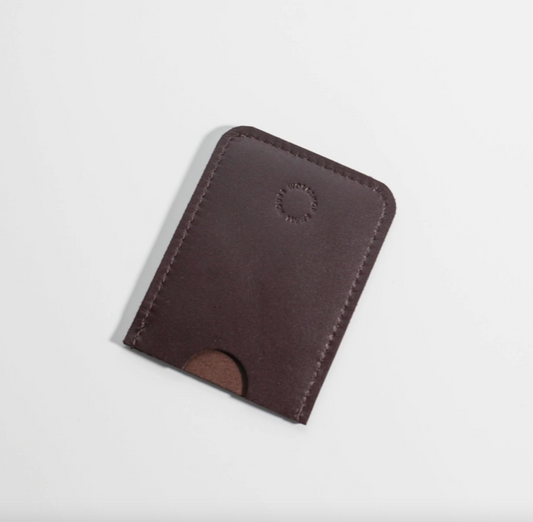 Leather Slim Card Holder, Espresso