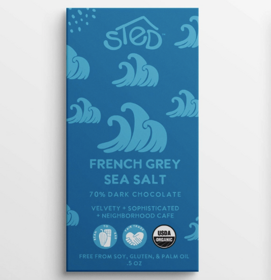 Mini French Grey Sea Salt Chocolate Bar