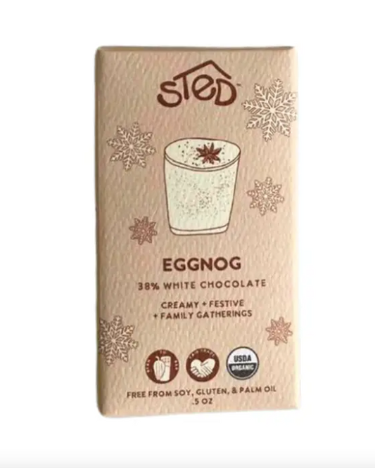 Mini Eggnog Chocolate Bar (Seasonal!)