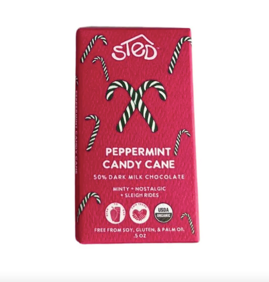 Mini Peppermint Candy Cane Chocolate Bar (Seasonal!)
