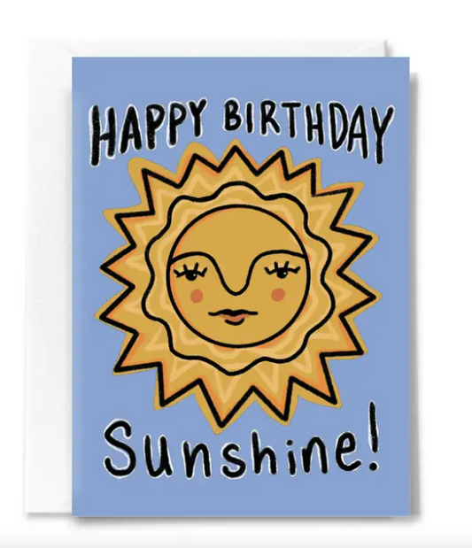 Happy Birthday Sunshine Card