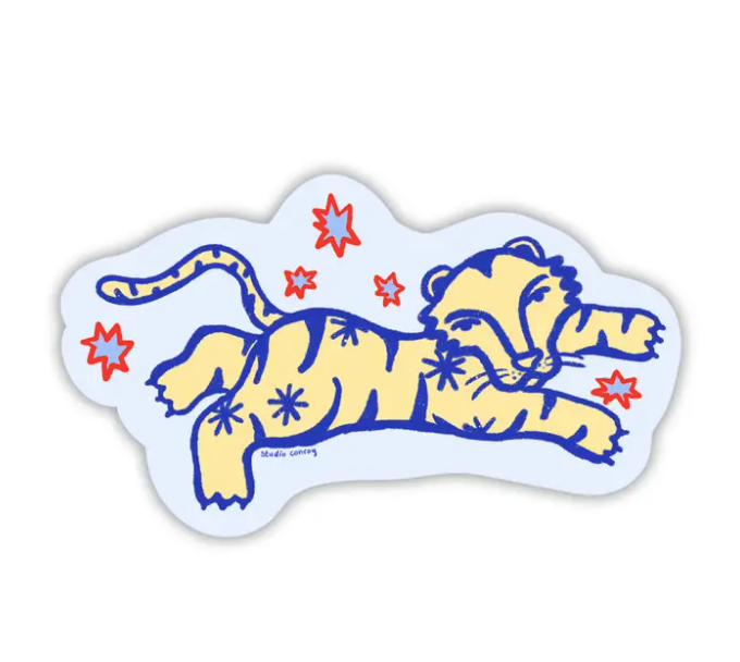 Tiger Die-Cut Sticker
