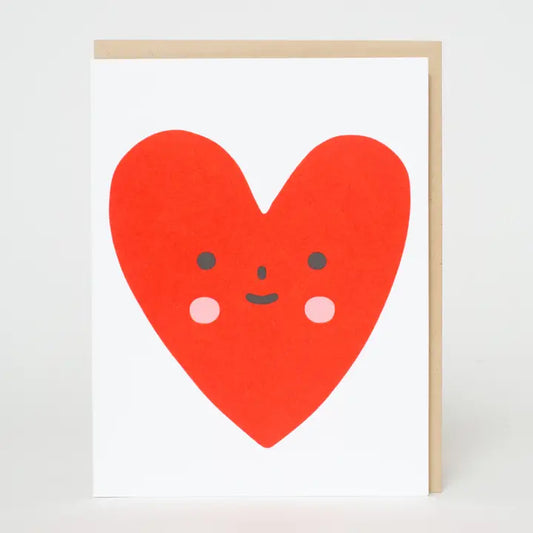 Heart Friend Letterpress Card
