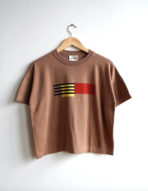 Alma Sweater Tee in Teak