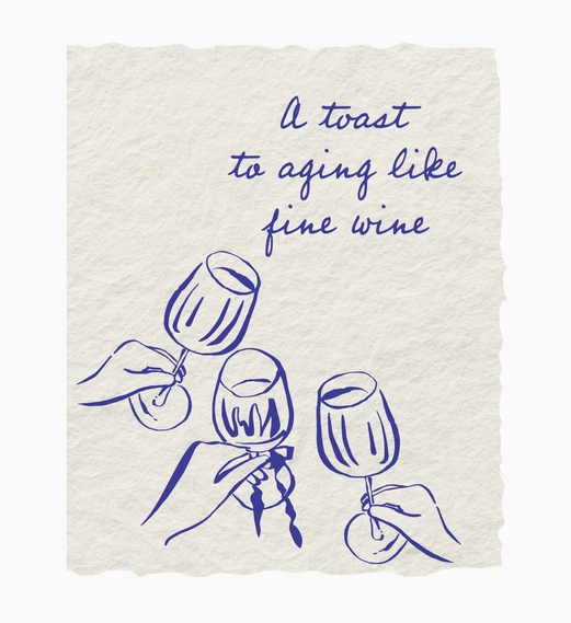 Fine Wine Birthday Card