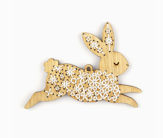 DIY Stitched Ornament Kit, Rabbit