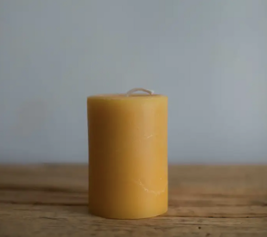 Beeswax Pillar in Medium