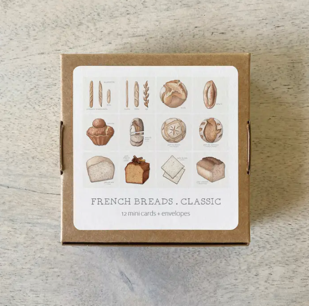 French Breads Mini Cards Set