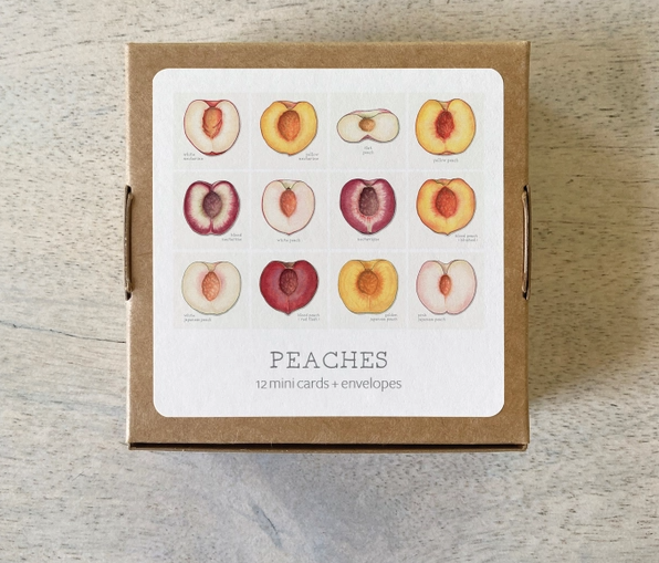 Peaches Mini Cards Set