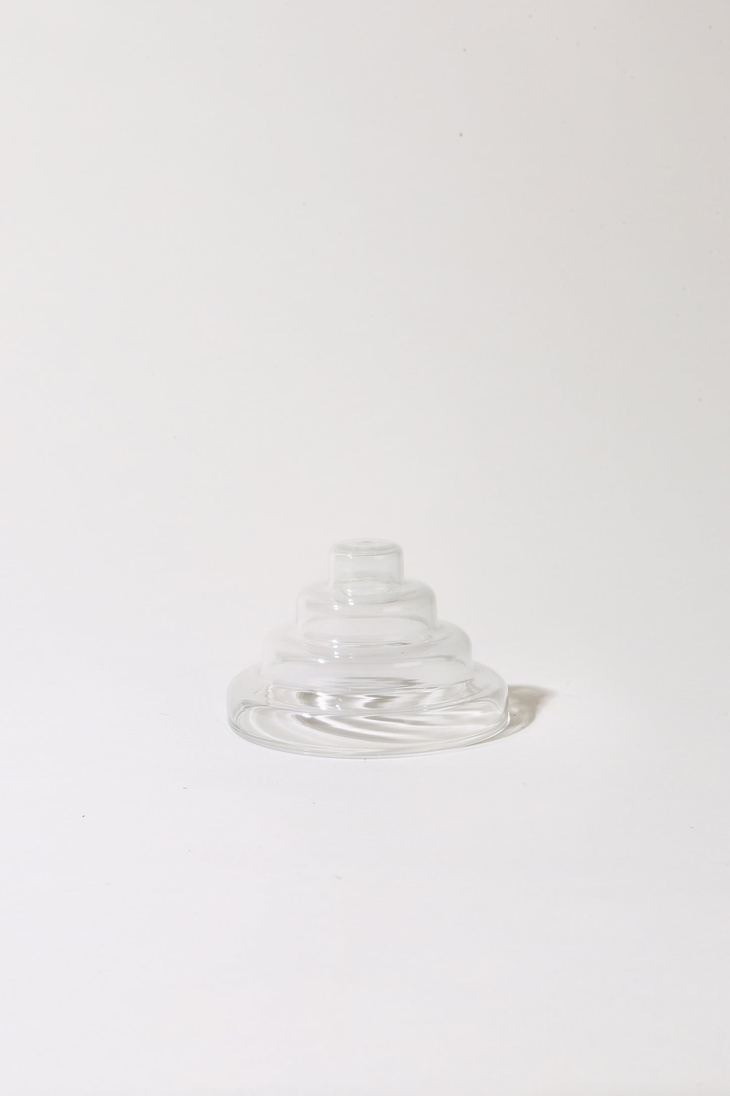 Glass Meso Incense Holder- Clear